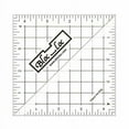 Halfh Bloc Loc~4.5'' Half Square Triangle Ruler, Acrylic Ruler - Walmart.com