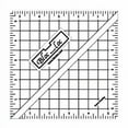 thumbnail image 1 of Bloc Loc~5.5'' Half Square Triangle Ruler, Acrylic Ruler, 1 of 9
