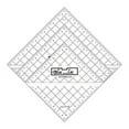 thumbnail image 1 of Bloc Loc - Half Square Acrylic Triangle Ruler Make Squaring up Easy and Fast Set #2, 2.5"4.5",6.5", 1 of 8