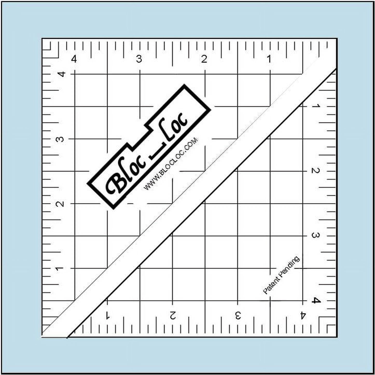 Half-Square Triangle Ruler 4 1/2″ x 4 1/2 Half-Square Triangle Ruler 4 1/2″ x 4 1/2