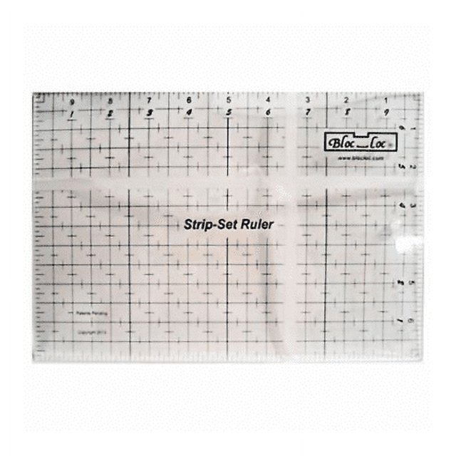 Bloc Loc Strip Set Ruler 7 x 10 Acrylic Ruler