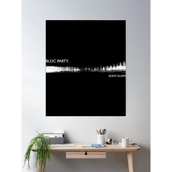 Bloc Party, Silent Alarm, Remixed, Helicopter, Banquet, Little Thoughts, Tulips, Vintage Poster Wall Art, Modern Wall Decor For Living Room Bedroom, 8x12 UNFRAMED