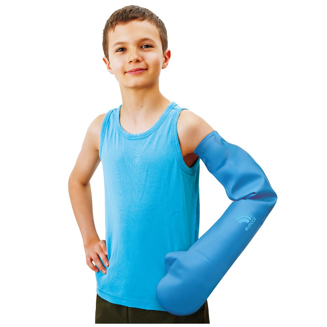 Bloccs Waterproof Cast Cover Arm, Swim, Shower & Bathe, Child Arm
