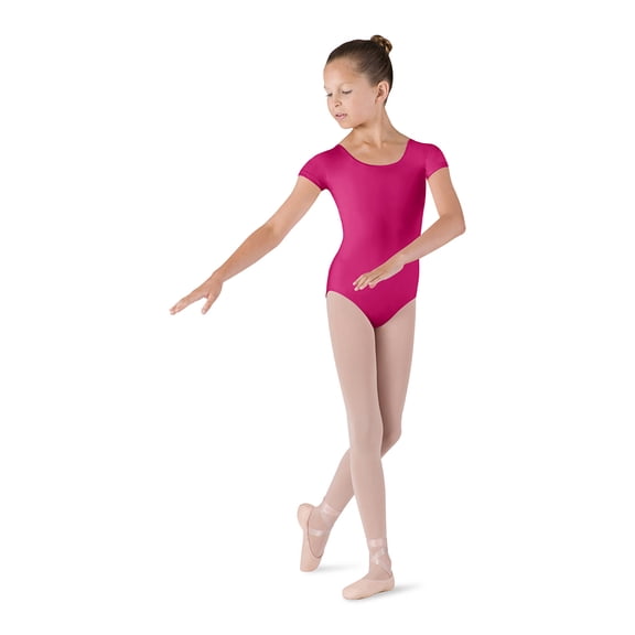 Bloch Girl's Short Sleeve Leotard Berry 4-6