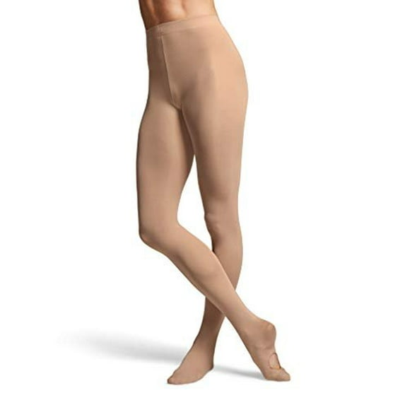 Bloch womens Ladies contoursoft adaptatoe tights, Bloch Tan, Large-X-Large US
