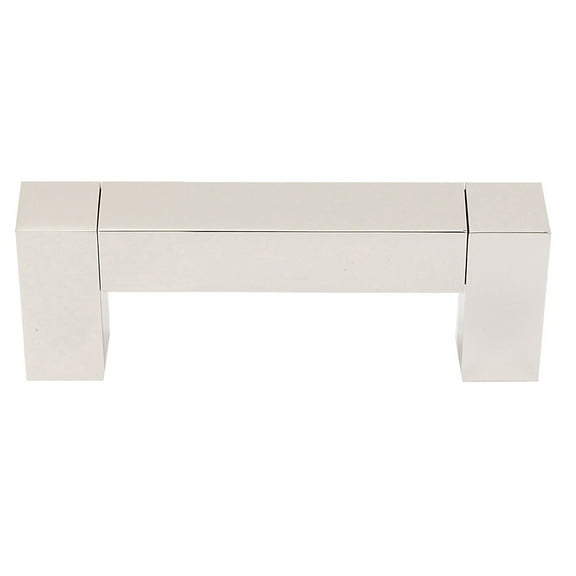 Alno A420-3-PN Block 3" Cabinet Pull Polished Nickel