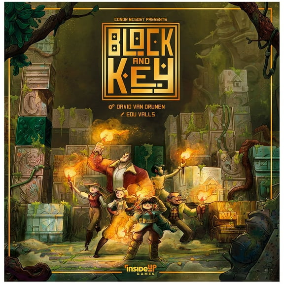 Block And Key - A Puzzling Game Of Observation & Perspective, Family, Ages 8+, 1-4 Players, 20-40 Min