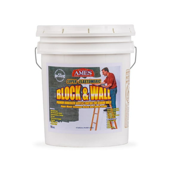 Block And Wall Acrylic 5 Gal. Waterproof Coating