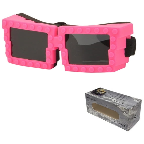 Block-Building Pet Goggles With Adjustable Straps Uv Protection Sun ...