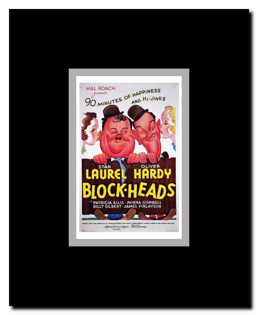 Block-Heads Framed Movie Poster