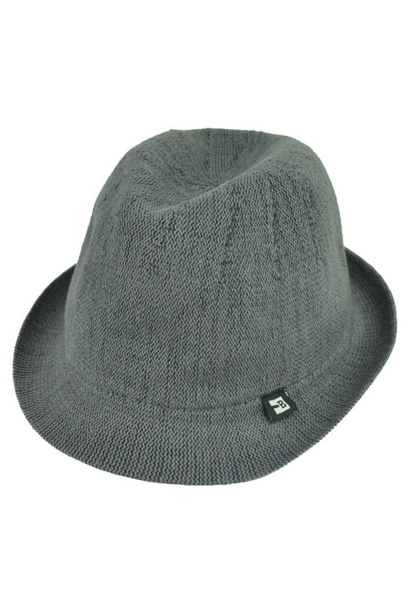 Dune Fedora Medium Relax Gangster Trilby Stetson Hat Solid Grey
