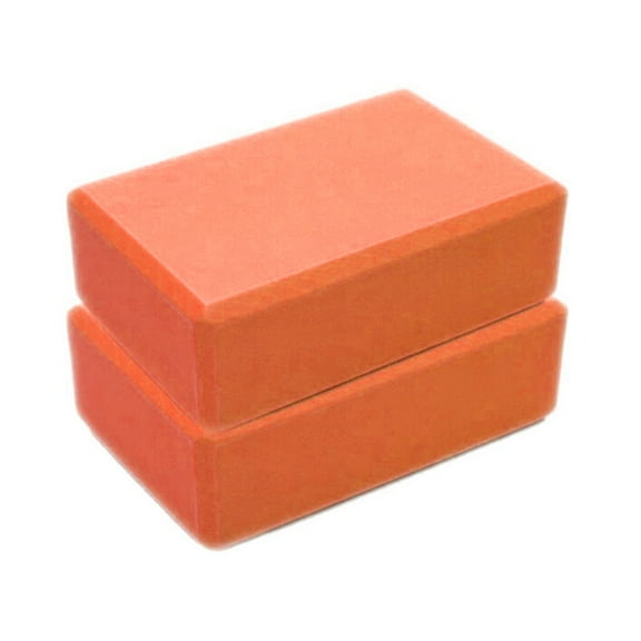 Block High Density EVA Non Slip Exercise Brick | Waterproof Odorless Foam | Comfortable Grip | Ergonomic Rounded Edge | For Dance Pilates Stretching | 1pc