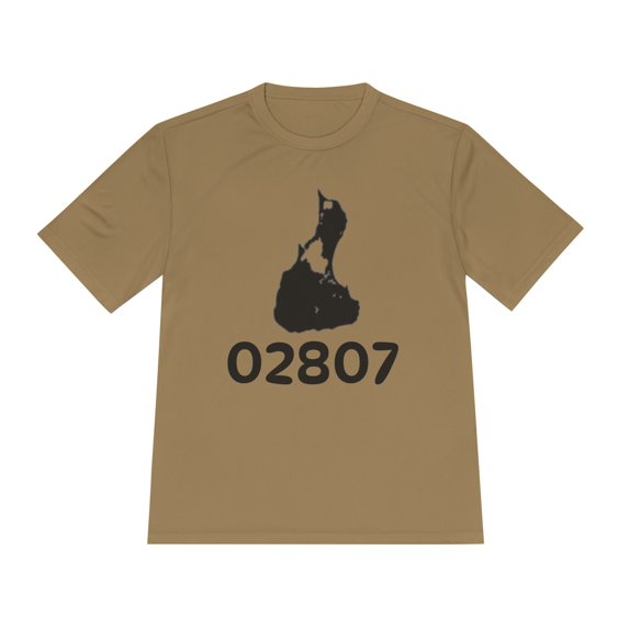 Block Island, Rhode Island 02807 Moisture Wicking Tee