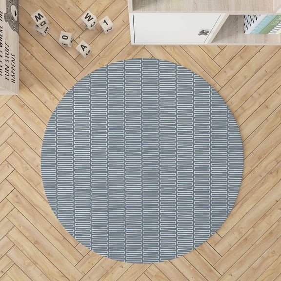 Block Maze Blue Kids Play Mat