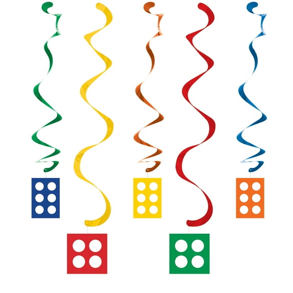 Block Party Dizzy Danglers, 5 pk