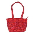 thumbnail image 1 of Block Printed Cotton Quilted Sanganeer Handbag 13 x 9, 1 of 1