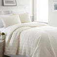 thumbnail image 1 of Block Quilted Coverlet Set by Noble Linens, 1 of 7