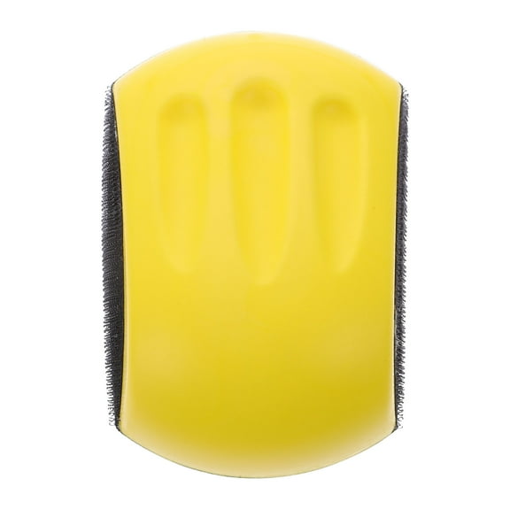 HAKIDZEL Manual Sander Block Yellow 1Pcs 4.9In ABS Material