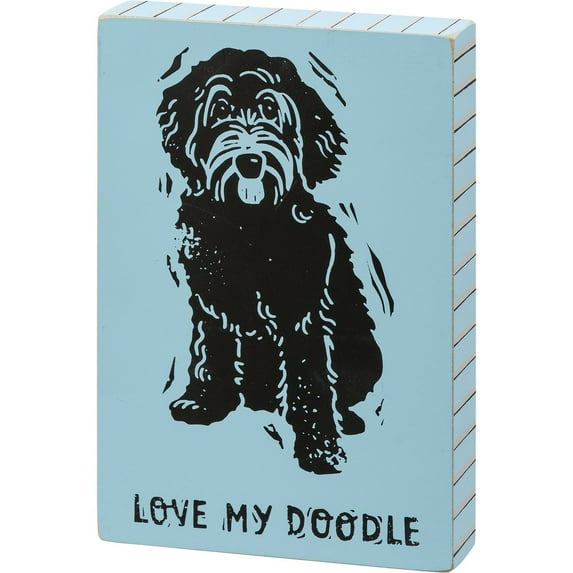 Block Sign - Love My Doodle