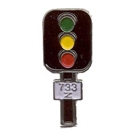 Eagle Emblems P01476 Pin - RR, Block Signal - 1 in.