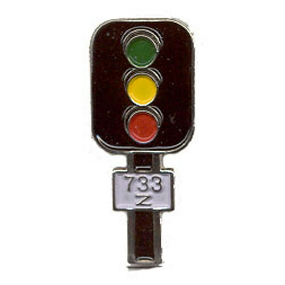 Eagle Emblems P01476 Pin - RR, Block Signal - 1 in.