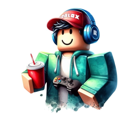 Block Style Gaming Bedroom Wall Art Print Poster for Kids & Teen Gamer Room Decor 12x18 UNFRAMED