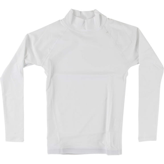 Block Surf Long Sleeve Rash Guard Medium - White