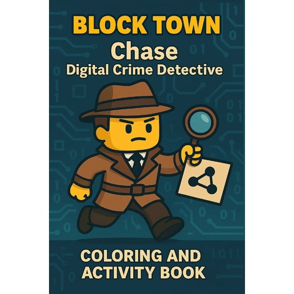 Block Town Adventures Chase Digital Crime Detective: Boost Logic and Curiosity with Puzzles, Coloring, and a High-Tech Detective Comic Adventu, (Paperback)