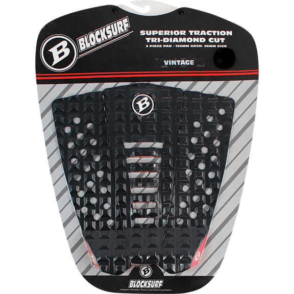 Block Vintage Tailpad Blk/Red