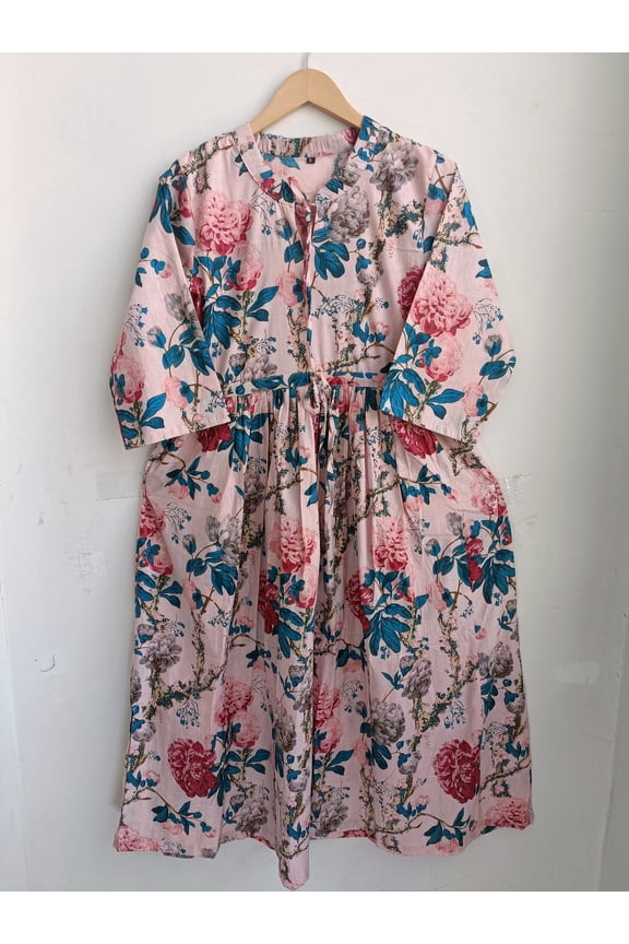 Block print Dress,Indian Cotton Dress,NooWork,Cotton Indian Dress,Handblock Print Dress, Indian Block Print, Indian Dress,Hand Print Dress