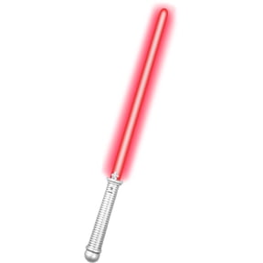BlockBuster Costumes 28" Red LED Light Sword Laser Saber Glowing Toy Costume Accessory