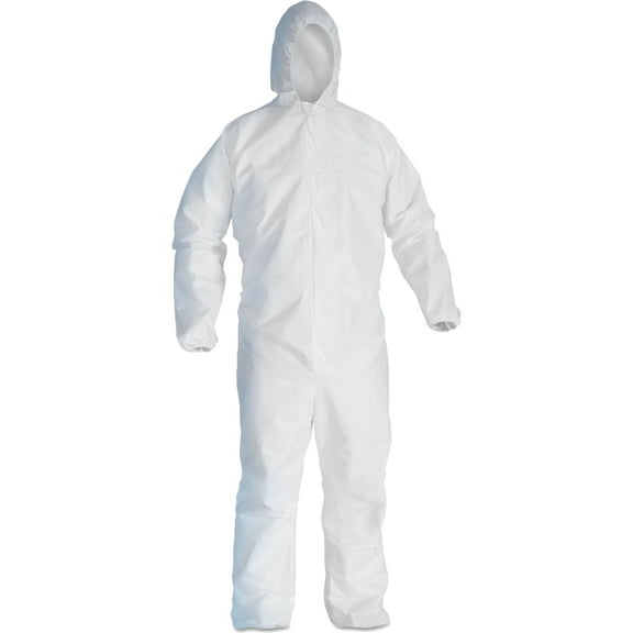 Adult's PPE Personal Protection A10 Light Duty Coveralls With Hood Small
