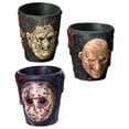 thumbnail image 1 of BlockBuster Costumes Custom Bundle Horror Icons Freddy Kruger Jason Voorhees And Leatherface Shot Glass Bundle, 1 of 2
