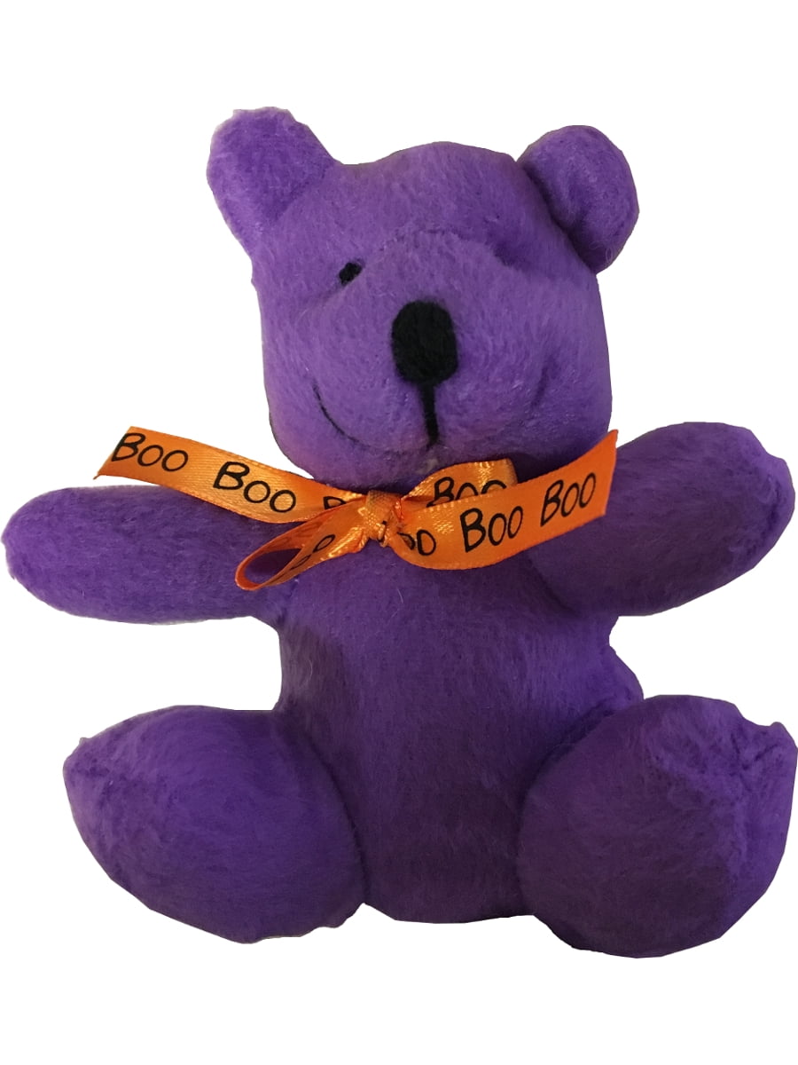 Halloween Boo Bear Character Purple Plush Cute Toy Decoration - Walmart.com