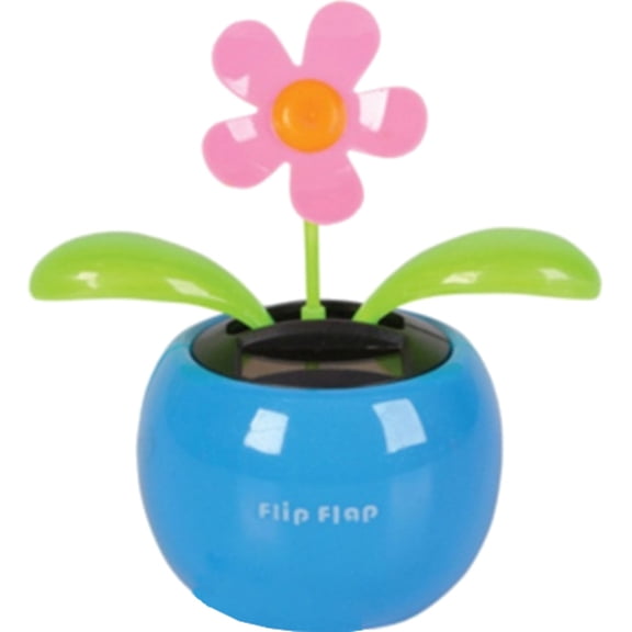 New Plant PVC Car Dashboard Bobbing Pink Flower Solar Toy