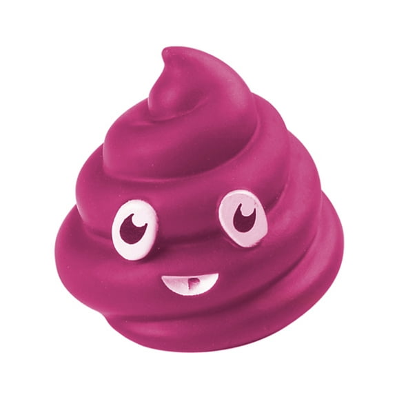 Pink Poop Emoticon Bath Squirt Toy Party Favor