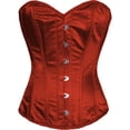 thumbnail image 1 of BlockBuster Costumes Womens Romance Red Janine Fullbust Rear Lacing Costume Corset Medium 26-28, 1 of 2