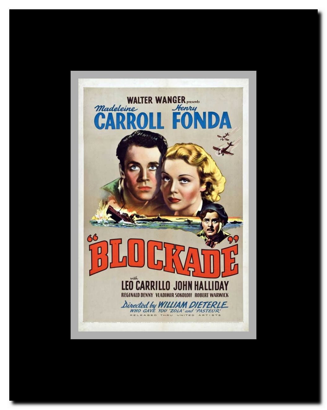 Blockade Framed Movie Poster