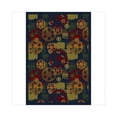 thumbnail image 1 of Blockbuster 5 ft.4 in. x 7 ft.8 in.  WearOn Nylon Machine Tufted- Cut Pile Gaming and Entertainment Rug, 1 of 1