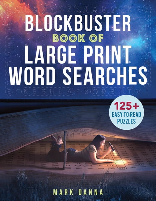 Blockbuster Book of Large Print Word Searches, (Paperback) - Walmart.com
