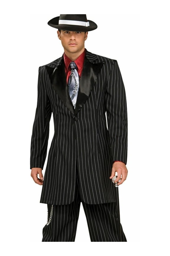 Zoot Suit Jacket Costume for Men with 1940s Style, Adult Standard 46