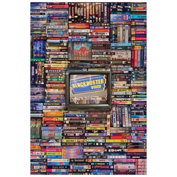 Blockbuster Era 1000-Piece Jigsaw Puzzle | Toynk Exclusive