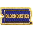 thumbnail image 1 of Blockbuster Iconic Ticket Logo Patch Video Rental Service Embroidered Iron On, 1 of 2