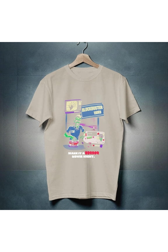 Blockbuster Make it A Horror Movie Night Tshirt size medium