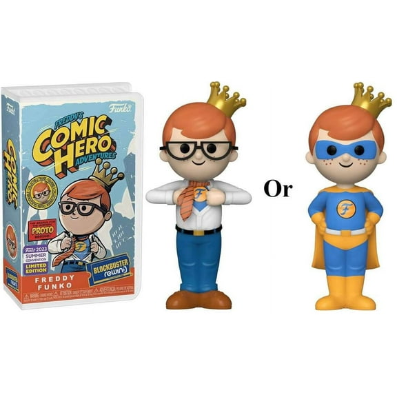Blockbuster Rewind Freddy Funko Vinyl Figure (1 RANDOM Figure, Look For The Chase!)