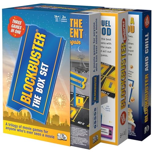 Blockbuster Trilogy: Ultimate Movie Party Family Board Game for Teens & Adults