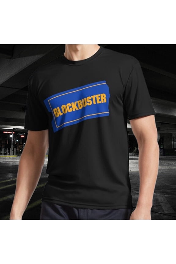 Blockbuster retro logo Active T-Shirt Funny Size Mode American T-shirt