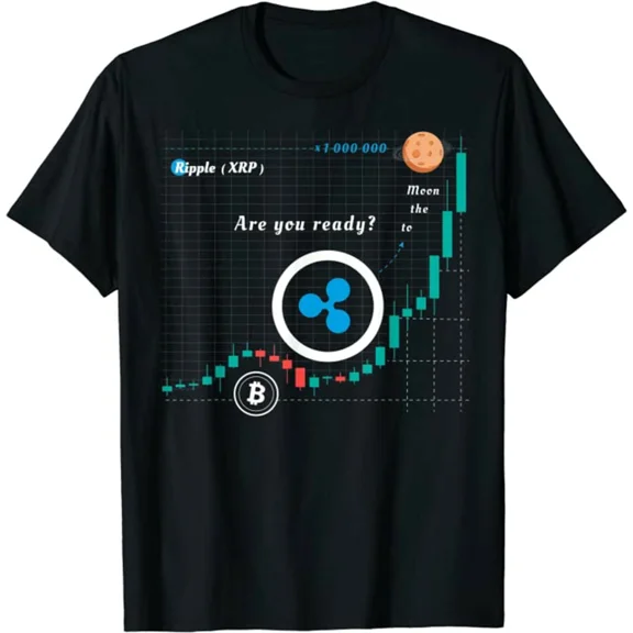 Blockchain Cryptocurrency, Coin Ripple, Crypto Gift XRP Coin T-shirts