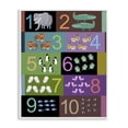 thumbnail image 1 of Blocked Kid's Educational Counting White Framed Giclee Art, design by Carla Daly, 1 of 9