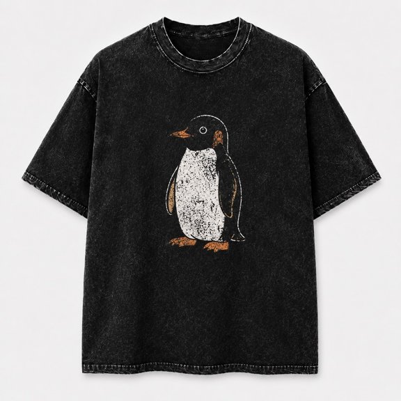 Blocked Listing - Penguin Graphic Washed T-Shirt